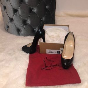 Christian Louboutin Black Bianca 140 Kid